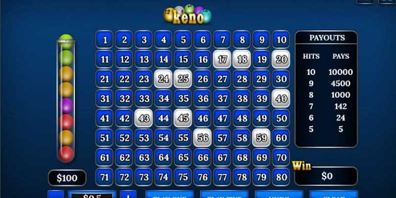 Keno game hay nhất 2024