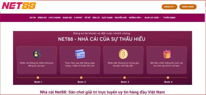 Giới thiệu NET88 nhà cái cá cược NET88 an toàn và uy tín